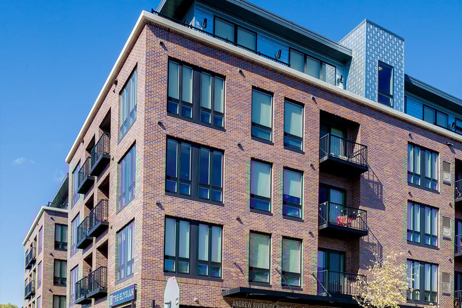 Brick apartment 