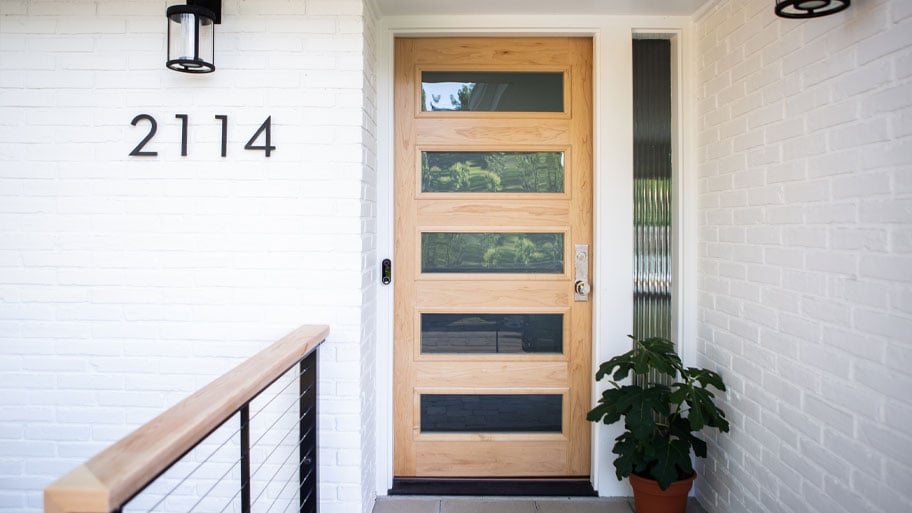andersen modern style entry door